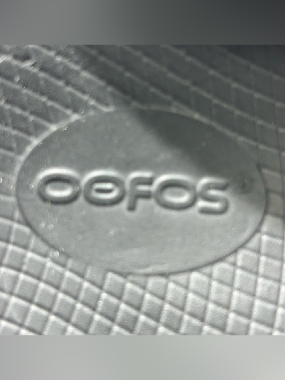 OOFOS OOriginal Women’s Black and Silver Recovery Thong Sandals Size 8 - Picture 4 of 8